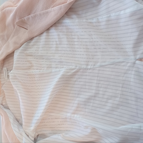 Topshop Double Breasted Linen Blend Oversized Blazer - Picture 7 of 16